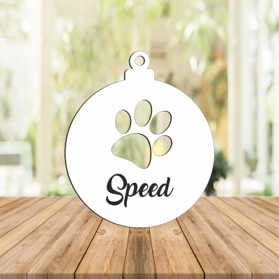 Enfeite de Natal Bola Pata