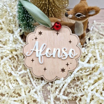 Bola de Natal Personalizada | Nome