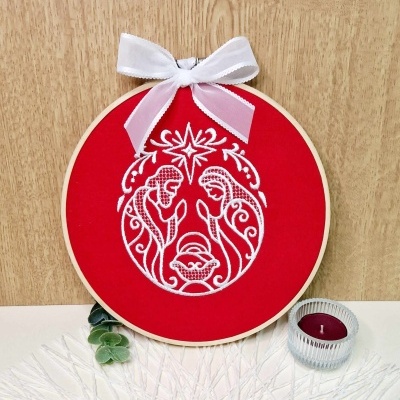 Bastidor Bordado Presépio