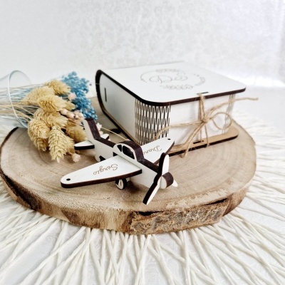 Porta alianças Avião