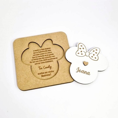 Convite Padrinhos Lacinho