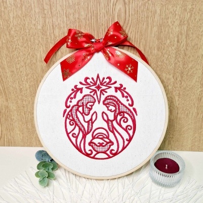 Bastidor Bordado Presépio