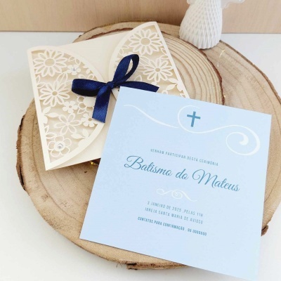 Convite Rendado Baby