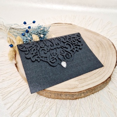 Convite Renda Bodas Prata