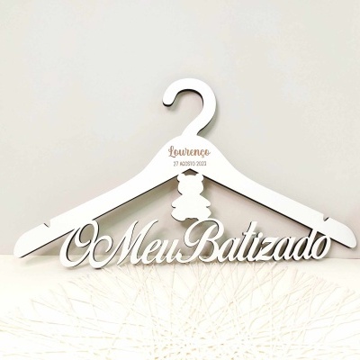 Cabide - O Meu Batizado Ursinho