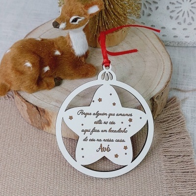 enfeite bola estrela do céu