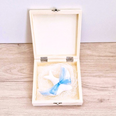 Caixa personalizada pomba gesso perfumado