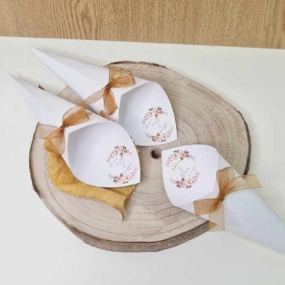 Cone pétalas flores