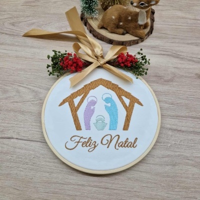 Bastidor bordado natal  2025