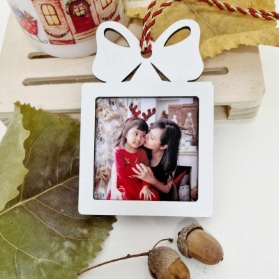 Mini moldura para arvore de natal