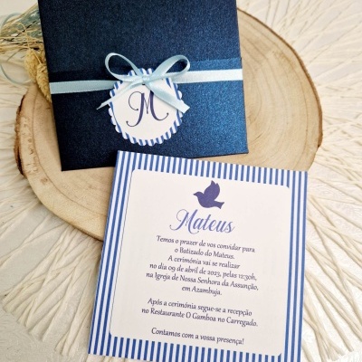 Convite Pombo - Menino