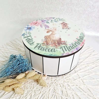 caixa feliz páscoa madrinha