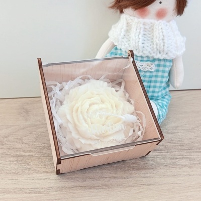 Caixa e Vela Flor Artesanal Caixa e Vela Flor Artesanal