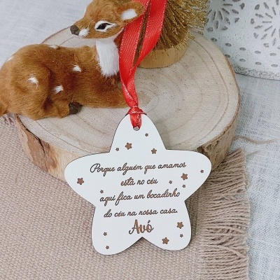 Bola de Natal Personalizada Estrela do Céu