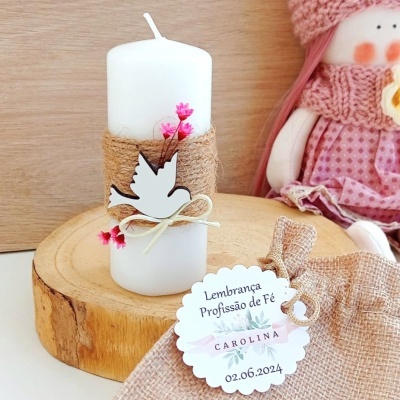 Lembrancinha Vela Pombo Lembrancinha Vela Pombo