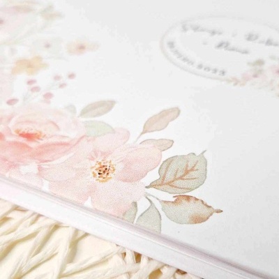 Livro de Honra Floral Aquarela