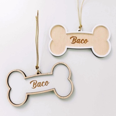 Enfeite Natal Osso Pet