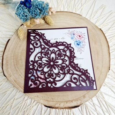 Convite Canto Floral