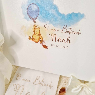 Conjunto Batismo Caixa Winnie