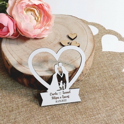 Íman Noivos Coração