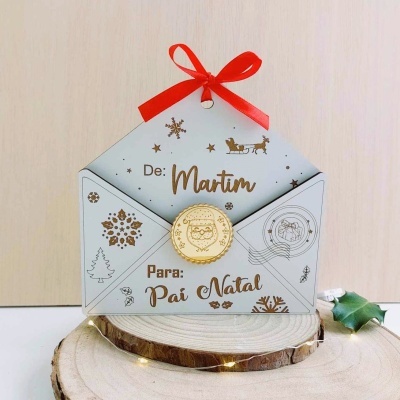 Envelope Correio Pai Natal