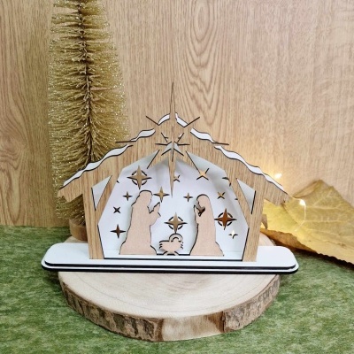 Presépio cabana estrela