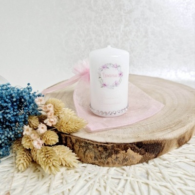 vela personalizada menina