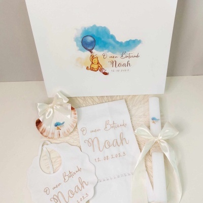 Conjunto Batismo Caixa Winnie