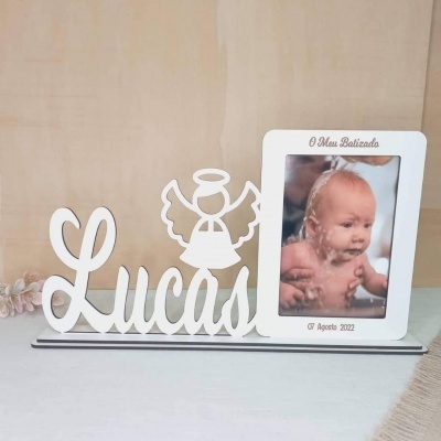 Moldura\porta foto com nome