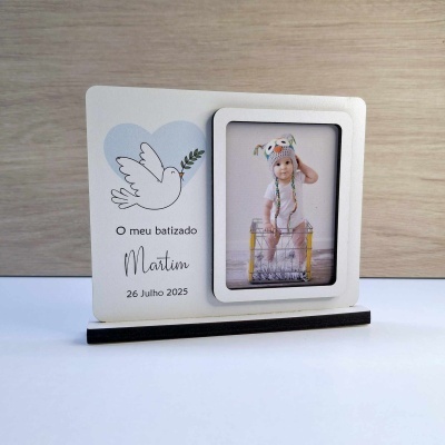 Moldura Batizado Pomba