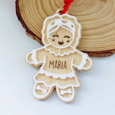 Família de Bonecos de Gengibre