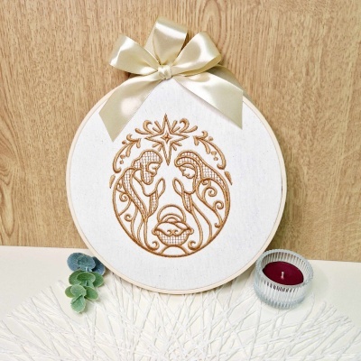 Bastidor Bordado Presépio