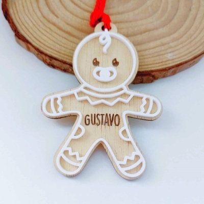 Família de Bonecos de Gengibre