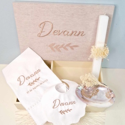 CONJUNTO BATISMO BORDADO #2