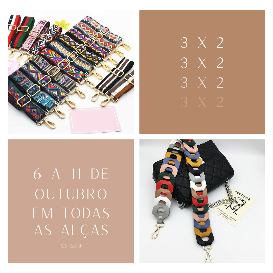Campanha de Lançamento - Alças para Carteiras Campanha de Lançamento - Alças para Carteiras