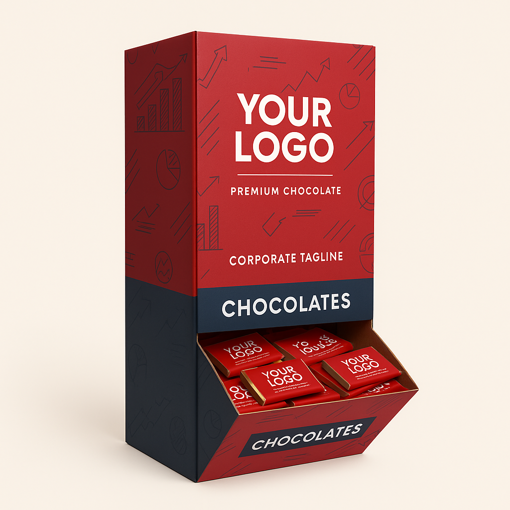 Natal Empresas | Dispensador de chocolates ou bombons personalizado