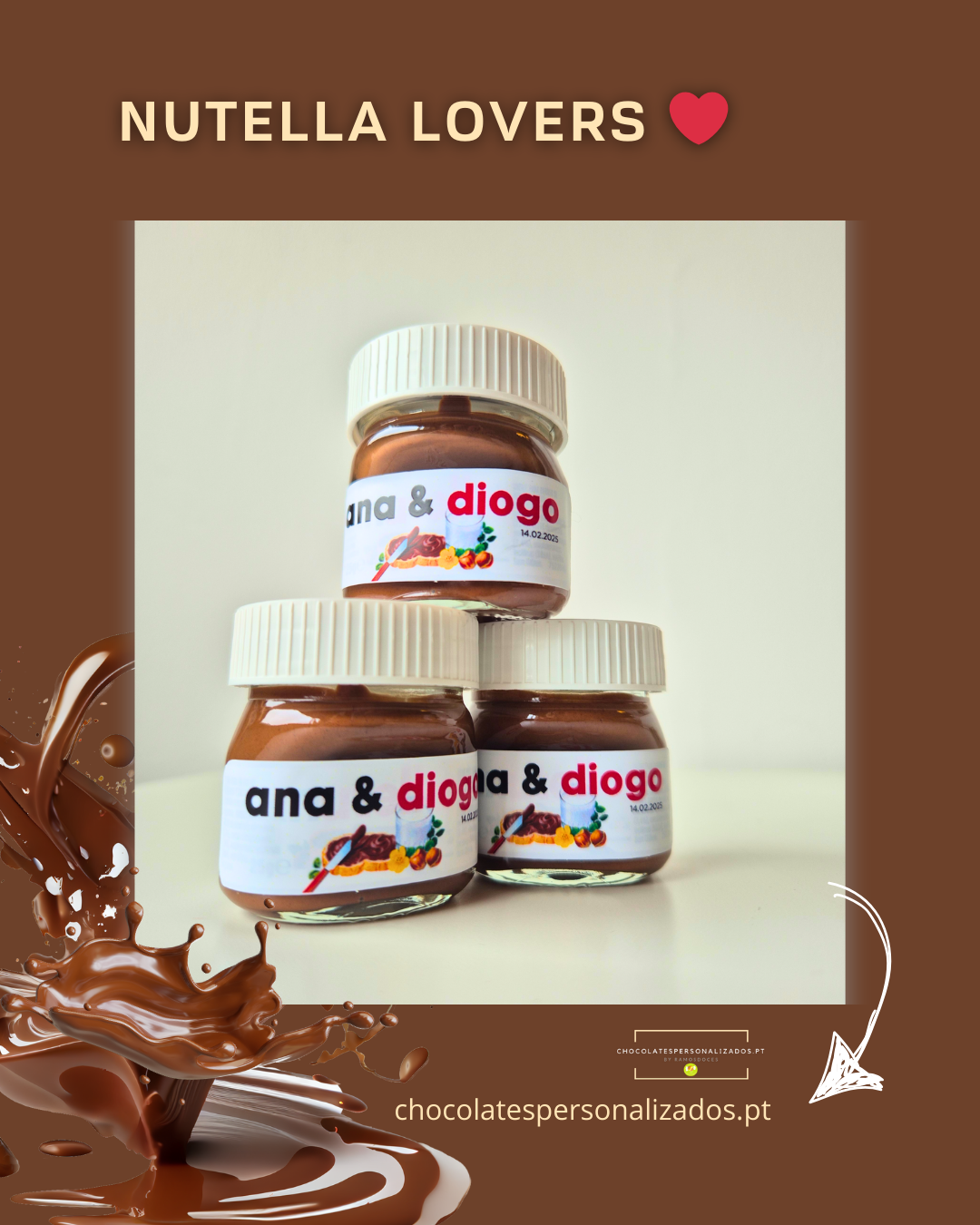 Os nossos clientes são Nutella Lovers! ❤️