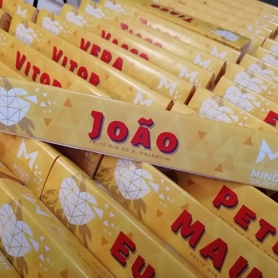 Os Toblerones personalizados da Mind Source Os Toblerones personalizados da Mind Source