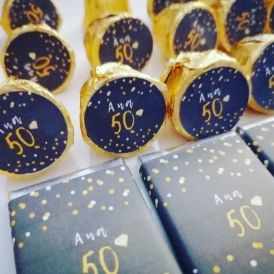 Mini&#x20;Chocolates&#x20;10gr&#x20;para&#x20;anivers&#x00E1;rio&#x20;de&#x20;homem&#x20;ou&#x20;mulher&#x20;&#x7C;&#x20;Sparkle&#x20;Party