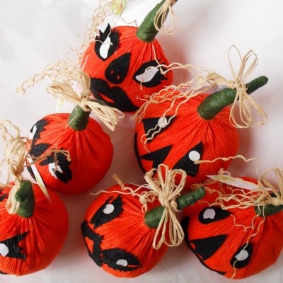 Mini-Abóboras de Halloween com Gomas