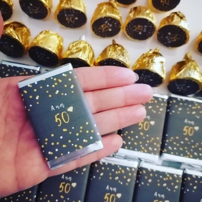 Mini&#x20;Chocolates&#x20;10gr&#x20;para&#x20;anivers&#x00E1;rio&#x20;de&#x20;homem&#x20;ou&#x20;mulher&#x20;&#x7C;&#x20;Sparkle&#x20;Party
