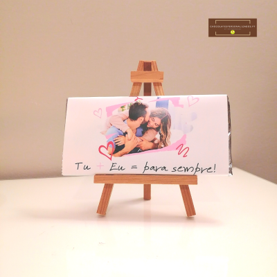 Chocolate&#x20;Dia&#x20;dos&#x20;Namorados&#x20;personaliz&#x00E1;vel&#x20;com&#x20;fotografia&#x20;&#x7C;&#x20;Tu&#x20;&#x2B;&#x20;Eu&#x20;&#x3D;&#x20;Para&#x20;sempre&#x21;