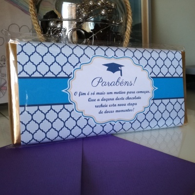 Chocolate de Parabéns pelo fim do curso académico