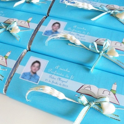 Chocolates&#x20;40gr&#x20;para&#x20;Lembran&#x00E7;a&#x20;de&#x20;Comunh&#x00E3;o&#x20;-&#x20;Personalizados