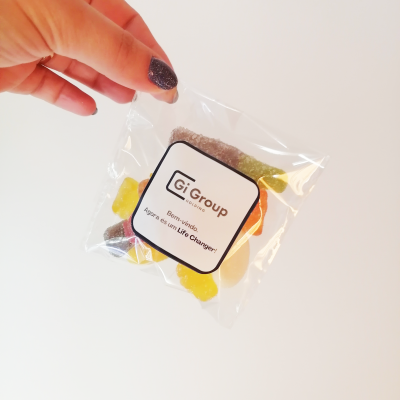 Sacos de Gomas personalizados com logotipo da empresa Sacos de Gomas personalizados com logotipo da empresa