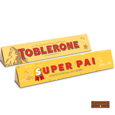 Barra&#x20;de&#x20;Chocolate&#x20;Toblerone&#x20;Personalizada&#x20;para&#x20;o&#x20;Dia&#x20;do&#x20;Pai
