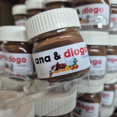 Frasco&#x20;Mini&#x20;Nutella&#x20;25gr&#x20;com&#x20;r&#x00F3;tulo&#x20;personalizado