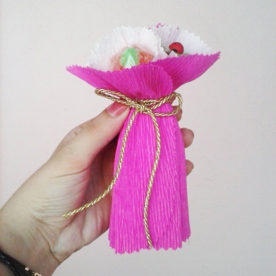 Mini Bouquets de Gomas para Festas
