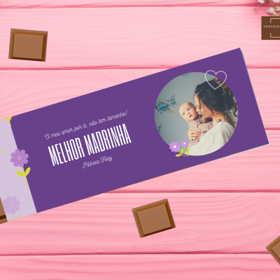 Chocolate&#x20;Gigante&#x20;Padrinhos&#x20;-&#x20;Personalizado&#x20;com&#x20;Fotografia