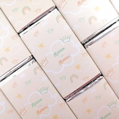 Menino&#x20;ou&#x20;Menina&#x3F;&#x20;Brindes&#x20;em&#x20;chocolate&#x20;para&#x20;BabyShower